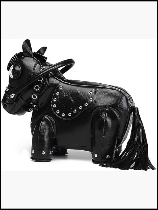 Handbags - Horse Shaped Crossbody Bag Unique Western Novelty Shoulder Purse Steampunk